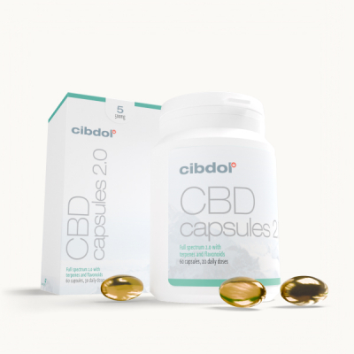 Pehmeät CBD-kapselit 5% (500mg)